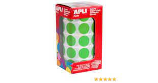 [650293] GOMETS APLI CIRCULO 20MM VERDE ROLLO