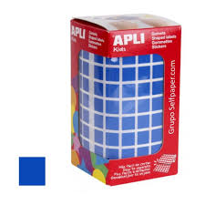 [650224] GOMETS APLI CUADRADO 10X10 AZUL ROLLO