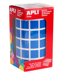 [650227] GOMETS APLI CUADRADO 15X15 AZUL ROLLO