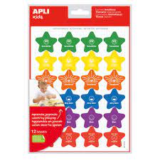 [650361] GOMETS APLI TEMÁTICOS REMOVIBLES CON FRASES MOTIVACIONALES – 288 GOMETS, 12 HOJAS BOLSA