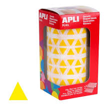 [650482] GOMETS APLI TRIANGULO 10,5 AMARILLO ROLLO