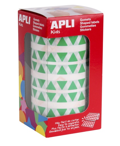 [650485] GOMETS APLI TRIANGULO 10,5 VERDE ROLLO