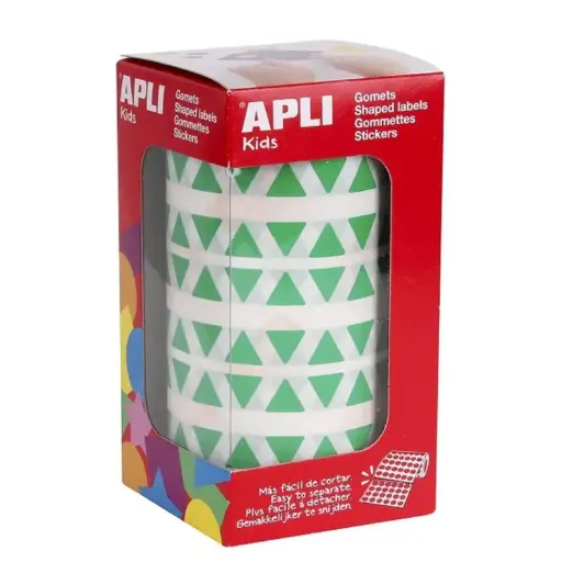 [650485] GOMETS APLI TRIANGULO 10,5 VERDE ROLLO