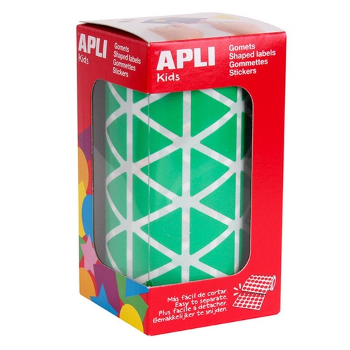 [649994] GOMETS APLI TRIANGULO 20,0 VERDE ROLLO