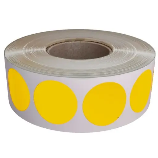 [513030] GOMETS INETA CÍRCULO GRANDE AMARILLO – ROLLO 1680 UDS