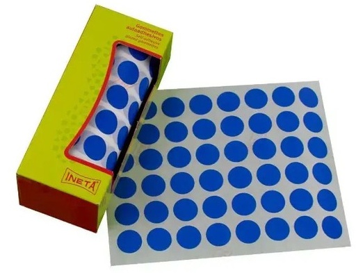 [825567] GOMETS INETA CÍRCULO MEDIANO AZUL – ROLLO 2688 UDS