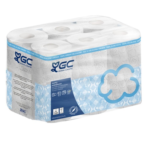 [749244] PAPEL HIGIÉNICO DOMÉSTICO GOFRADO 3 CAPAS 19M PACK DE 96 ROLLOS