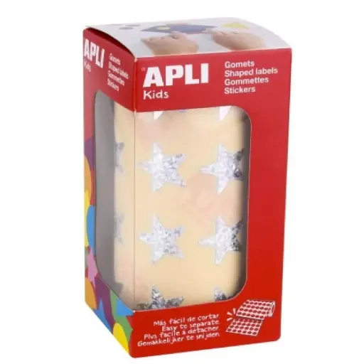 [825443] GOMETS ESTRELLAS 19,5 MM HOLOGRÁFICOS ROLLO