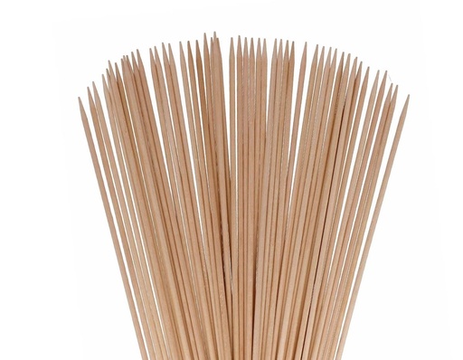 [825018] BASTONES PINCHO DE MADERA INSPIRO 200 × 2,5 MM (BROCHETAS, CATERING Y MANUALIDADES)