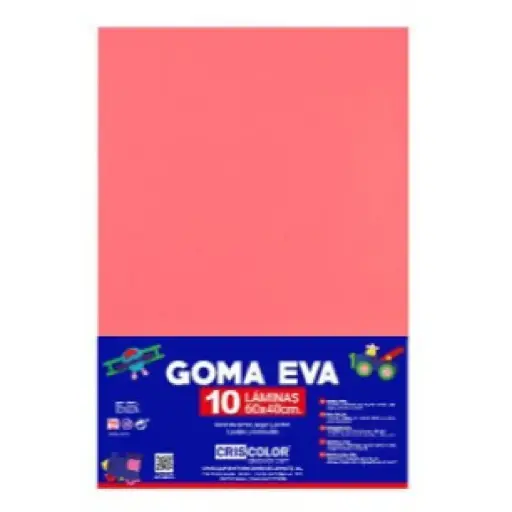 [825409] HOJAS DE GOMA EVA UNICOLOR FUCSIA 40x60