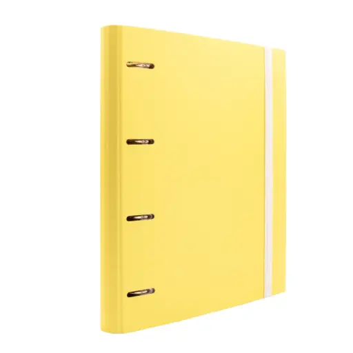 [209371] CARPEBLOCK 4 ANILLAS RAYLU PAPER A4  AMARILLO PASTEL