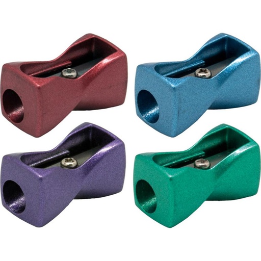 [081185] AFILALÁPIZ METÁLICO RETORCIDO CAMPUS TWIST – 4 COLORES SÓRTIDOS – CAJA 24 UNIDADES