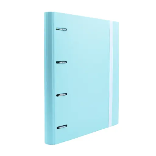 [209369] CARPEBLOCK 4 ANILLAS RAYLU PAPER A4  VERDE PASTEL