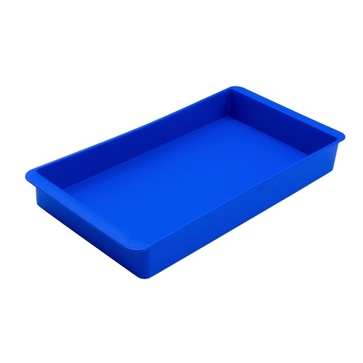 [650334] BANDEJA FAIBO AZUL RECTANGULAR MULTIUSO DE POLIPROPILENO 230×145×30 MM – 100% RECICLABLE