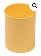 [700249] CUBILETE PORTALAPICES AMARILLO OPACO FAIBO  PLÁSTICO 100% RECICLABLE