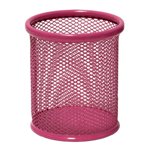 [040652] CUBILETE PORTALÁPICES METÁLICO DE REJILLA RAYLU 190 ROSA