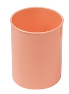 [700251] CUBILETE PORTALAPICES NARANJA OPACO FAIBO  PLÁSTICO 100% RECICLABLE