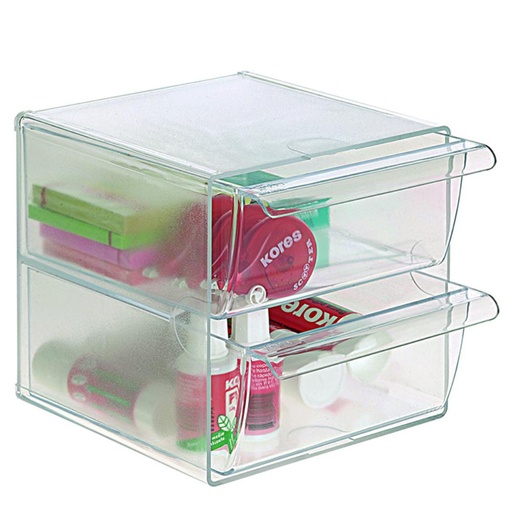 [069102] CUBO ORGANIZADOR CON 2 CAJONES GRANDES (REF. 6702C)