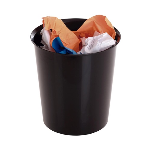 [069833] PAPELERA SOSTENIBLE NEGRA ARCHIVO 2000 ECOGREEN – 18 LITROS