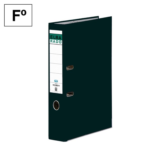 [209973] ARCHIVADOR ELBA-RADO CHIC A4 LOMO 75MM COLOR NEGRO