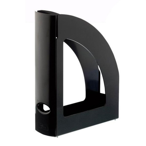 [260503] REVISTERO ARCHIVO 2000 ECOGREEN NEGRO · CAJETÍN A4 · LOMO 80 MM · POLIESTIRENO RESISTENTE