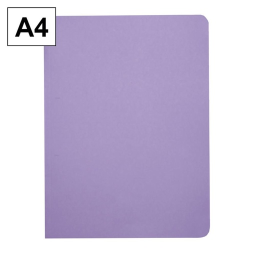 [180720] SUBCARPETAS A4 DE CARTULINA CON AGUJEROS PARA FASTENER –LILA  200 G/M² RAYLU