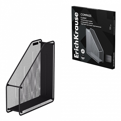 [180110] REVISTERO ERICHKRAUSE COMPASS CLASSIC – ACERO INOXIDABLE – NEGRO – CAJA 1 UD