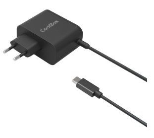 [170098] CARGADOR COOLBOX PORTÁTIL UNIVERSAL USB-C 65W GAN – POWER DELIVERY, PPS Y QC 3.0