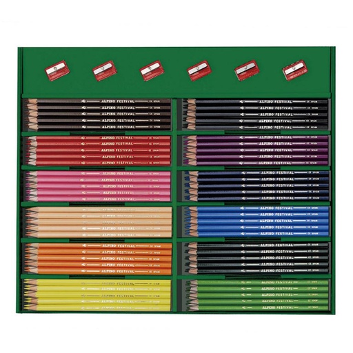 [649445] LÁPICES DE COLORES ALPINO SURTIDOS – ECONOMY PACK CLASSPACK 288 COLORES