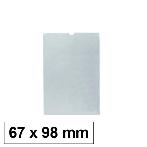 [209799] FUNDA PORTACARNET IBERPLAS PVC 150 MICRAS 65 X 90 MM