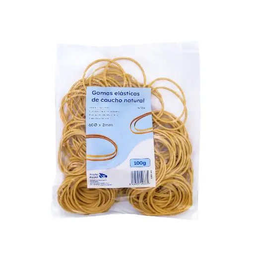 [040208] ANILLOS DE CAUCHO Nº06 RAYLU BOLSA 100 GRAMOS