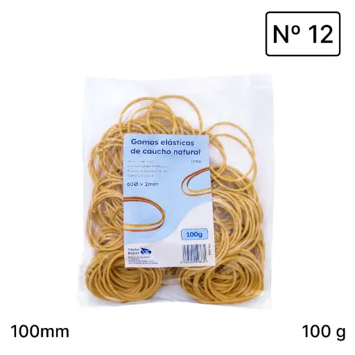 [040208] ANILLOS DE CAUCHO Nº06 RAYLU– BOLSA 100 GRAMOS