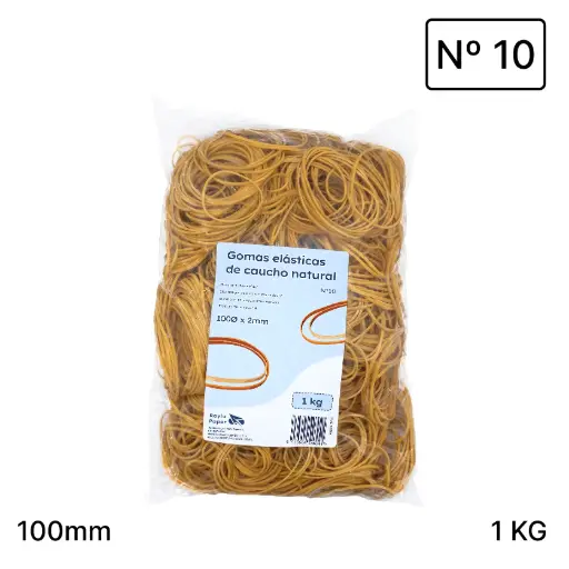 [040216] ANILLOS DE CAUCHO Nº10 RAYLU– BOLSA 1 KILO