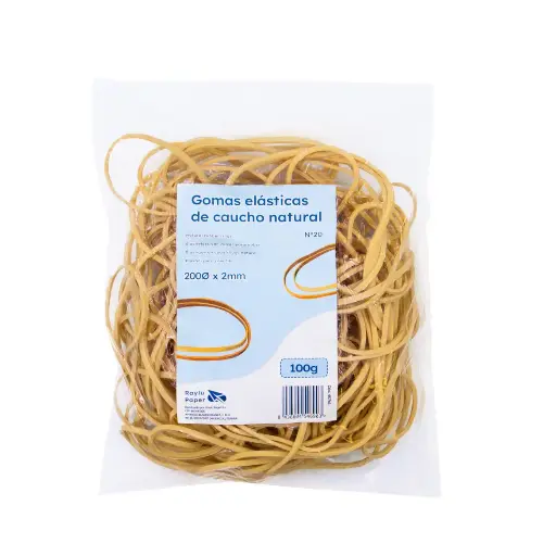 [040761] ANILLOS DE CAUCHO Nº20 RAYLU BOLSA 100 GRAMOS