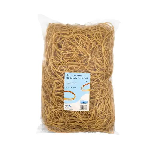 [040823] BANDAS ELASTICAS CAUCHO RAYLU  Nº18 180X10MM BOLSA 1 KILO